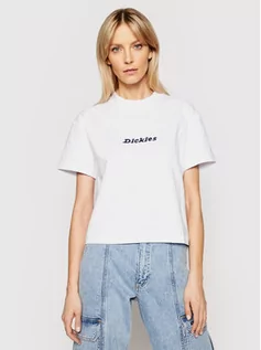 Koszulki i topy damskie - Dickies T-Shirt Ss Loretto DK0A4XBAWHX Biały Regular Fit - grafika 1