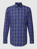 Koszule męskie - Koszula biznesowa o kroju slim fit ze wzorem w kratę model ‘Hank’ - miniaturka - grafika 1
