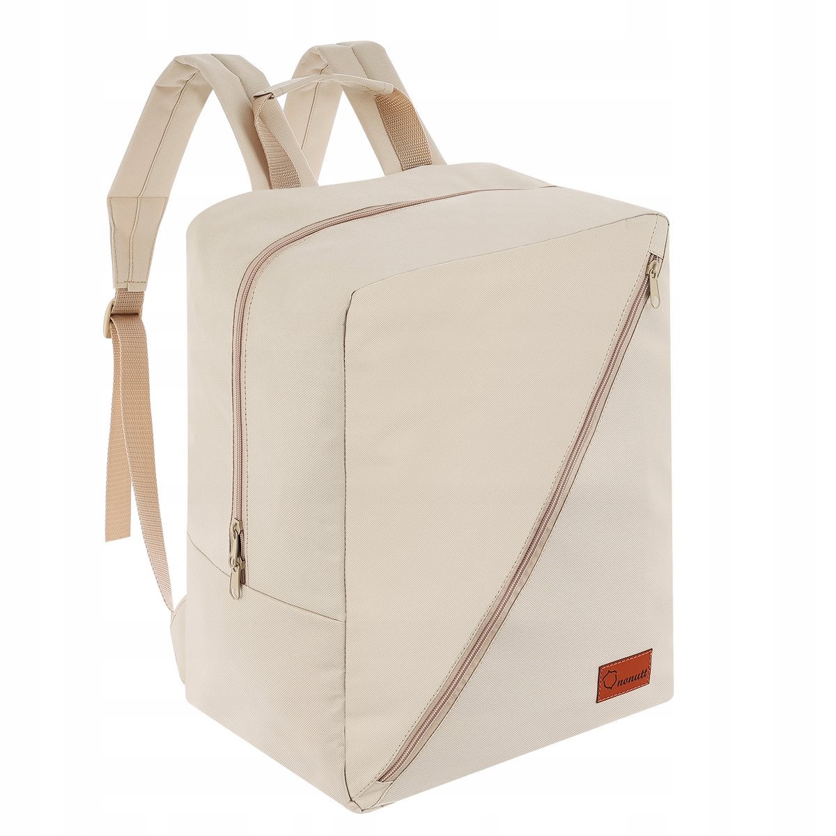 PLECAK DO SAMOLOTU BAGAŻ PODRĘCZNY 40X20X25CM 24L BEŻOWY TORBA PODRÓŻNA