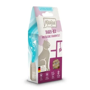 MjAMjAM Pudełko z przekąskami doskonały filet ze strusia, 40 g - Przysmaki dla psów - miniaturka - grafika 1