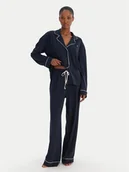 Piżamy damskie - Tommy Hilfiger Piżama UW0UW06142 Granatowy Relaxed Fit - miniaturka - grafika 1