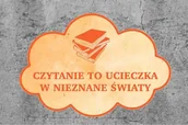 Pomoce naukowe - Naklejka na podłogę chmurka: Czytanie to ucieczka w nieznane światy - miniaturka - grafika 1