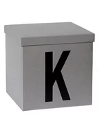 Pudła i pojemniki do przechowywania - STORE IT Skrzynia "K" w kolorze szarym do przechowywania - 30 x 30 x 30 cm - miniaturka - grafika 1