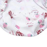 Prześcieradła dla dzieci - PRZEŚCIERADŁO 50x83 DO DOSTAWKI ŁÓŻECZKA MUŚLINOWE PREMIUM Z GUMKĄ Kerstin - miniaturka - grafika 1