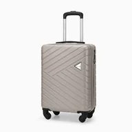 Walizki - Mała kabinowa walizka PUCCINI MALAGA ABS027C 6C Szampańska - miniaturka - grafika 1