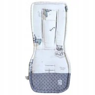 Akcesoria do wózków - Bambusowa wkładka do wózka 5-punktowa dwustronna Misie - miniaturka - grafika 1