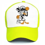 Czapki i chusty sportowe męskie - Czapka z Daszkiem TUNE SQUAD Dla Fana Kreskówek Wzory Biało Żółta - miniaturka - grafika 1