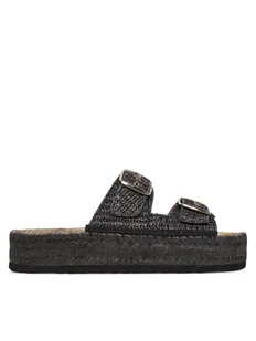 LOVE MOSCHINO Espadryle JA28393G0MJQ0000 Szary - Espadryle damskie - miniaturka - grafika 1