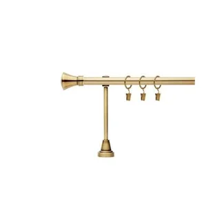 Karnisz pojedynczy Coloseo 19 mm 160 cm mosiądz antyczny - Karnisze - miniaturka - grafika 1