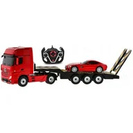 Zabawki zdalnie sterowane - Samochód zdalnie sterowany RASTAR Mercedes-Benz Actros + AMG GT GRA3001 - miniaturka - grafika 1