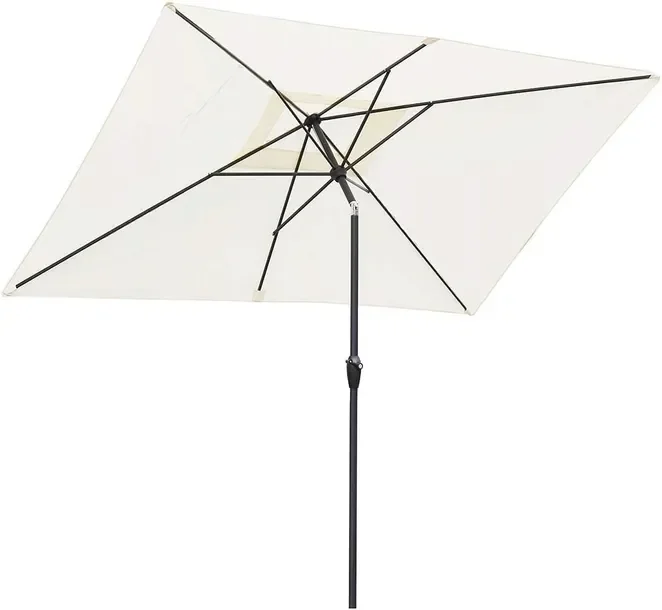 Parasol Tarasowy Balkonowy Kremowy Beżowy 200 X 300 Cm