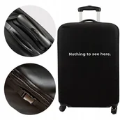 Walizki - Pokrowiec na walizkę Sillar z motywem nothing to see here 62 x 43 x 27 cm M - miniaturka - grafika 1
