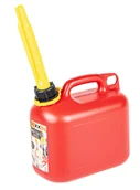 Kanistry - Kanister jednokomorowy 5l czerwony Rexxon ze skalą pomiarową 811563D NEW - miniaturka - grafika 1