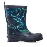 Buty dla chłopców - Kalosze Viking Jolly Print 1-60020-547 Granatowy - miniaturka - grafika 1