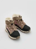 Buty dla dziewczynek - Reserved - Buty trekkingowe z ociepleniem - brązowy - miniaturka - grafika 1