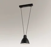 Lampy sufitowe - Shilo lampa wisząca Masami E27 czarna 7948 - miniaturka - grafika 1