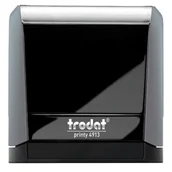 Pieczątki - Pieczątka TRODAT 4913 szara, poduszka czarna, 58x22mm, 1 szt. - miniaturka - grafika 1