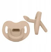 Smoczki uspokajające - SUAVINEX - 308626-SMOCZEK 100% SILIKONOWY ANATOMICZNY SX PRO/0-6M/BEŻOWY/COLOUR ESSENCE - miniaturka - grafika 1