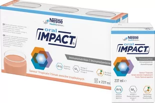 Nestle Impact Oral 3x237 ml smak owoców tropikalnych - Mleko modyfikowane - miniaturka - grafika 2