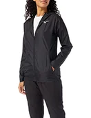 Kurtki damskie - Mizuno Damska kurtka z kapturem Czarny L - miniaturka - grafika 1