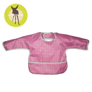 Lassig Śliniak z długim rękawem 12-24m Starlight magenta - Śliniaki i fartuszki - miniaturka - grafika 1