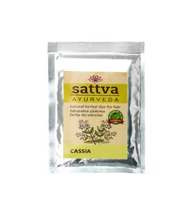 Sattva Ayurveda Naturalna farba henna Cassia 10g - Farby do włosów i szampony koloryzujące - miniaturka - grafika 1