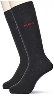 Skarpetki męskie - HUGO Męskie skarpety 2P RS UNI CC średniej wysokości z elastycznej tkaniny, dwupak, Nowy - Charcoal12, 39-42 EU - miniaturka - grafika 1