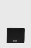 Portfele - Calvin Klein Jeans portfel skórzany męski kolor czarny - miniaturka - grafika 1