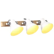 Lampy sufitowe - VidaXL Industrialna lampa ścienna, biała, 65x25 cm, E27 320517  VidaXL - miniaturka - grafika 1