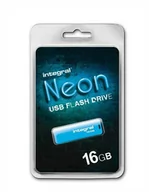 Nośniki danych - Integral Pamięć USB 2.0 INTEGRAL 16GB NEON-blue - miniaturka - grafika 1