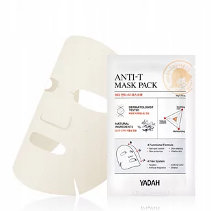 Yadah anti-t mask pack 20 gr - Maseczki do twarzy - miniaturka - grafika 1