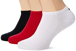 Puma Męskie skarpety sportowe, 3 pary, 201203001, 852 czarne/białe/czerwone (Black/White/Red), 35-38 EU - Skarpetki damskie - miniaturka - grafika 1