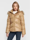 Kurtki damskie - Calvin Klein Kurtka puchowa Essentail K20K204952 Beżowy Regular Fit - miniaturka - grafika 1
