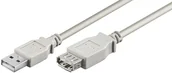 Kable USB - Kabel USB MicroConnect USB2.0 Extension A-A 2m M-F USBAAF2 - miniaturka - grafika 1