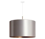 Lampy sufitowe - Duolla - Żyrandol na lince CANNES 1xE27/15W/230V śr. 50 cm srebrny/miedź - miniaturka - grafika 1