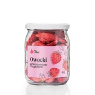 Owoce świeże i suszone - Owocki Truskawki liofilizowane 45 g Olini - miniaturka - grafika 1