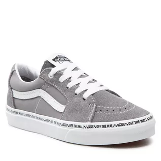 Buty dla chłopców - Tenisówki Vans - Sk8-Low VN0A5EE485T1 Mini Vans Frost Grey - grafika 1
