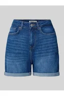 Spodnie sportowe damskie - Szorty jeansowe o kroju relaxed fit z mieszanki bawełny model JOSEPHINE - Only - miniaturka - grafika 1