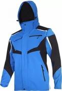 LAHTI PRO Kurtka softshell z kapturem i odpinanymi rękawami niebieska L40930 M L4093002