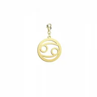 Bransoletki - Złoty Charms Znak Zodiaku Rak Zodiak pr925 DEDYKACJA GRATIS - miniaturka - grafika 1
