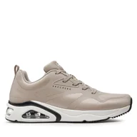 Sneakersy męskie - Sneakersy Skechers Tres-Air Uno-Revolution-Airy 183070/NAT Beżowy - miniaturka - grafika 1