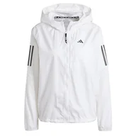 Kurtki damskie - adidas Kurtka damska Own The Run, biały, XL - miniaturka - grafika 1