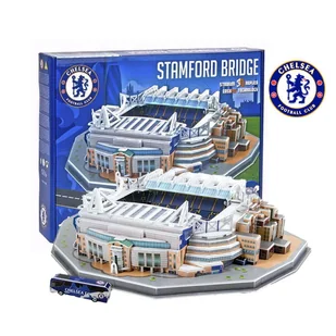Stadion piłkarski STAMFORD BRIDGE - Chelsea FC - Puzzle 3D 171 elementów - model klubowy - Puzzle - miniaturka - grafika 1