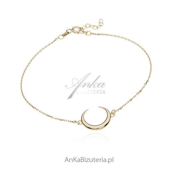ankabizuteria.pl Bransoletka srebrna pozłacana Rock and Glamour