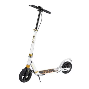 HULAJNOGA Z HAMULCEM TARCZOWYM HM209T WHITE-GOLD NILS EXTREME - Hulajnogi - miniaturka - grafika 1