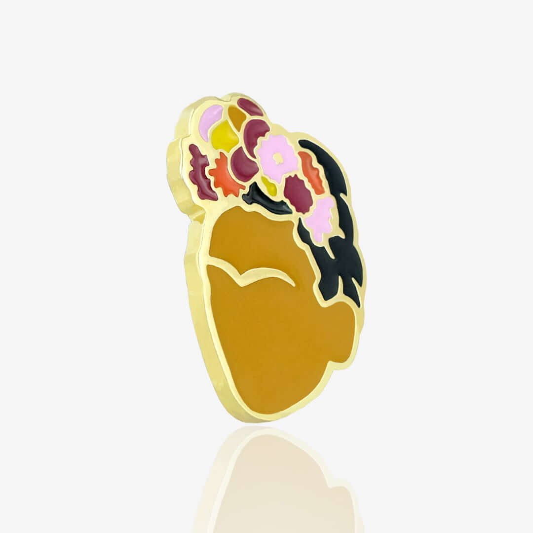 Pins Frida Kahlo Gold