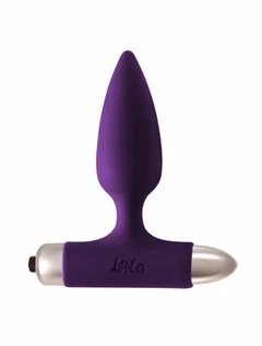 Kulki analne - Lola Toys Vibrating Anal Plug Spice it up New Edition Glory Ultraviolet - wtyczka analna wibro-kulą - grafika 1