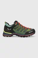 Buty trekkingowe damskie - Salewa buty Mountain Trainer Lite GTX damskie kolor zielony - miniaturka - grafika 1