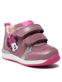Buty dla dziewczynek - Geox Sneakersy B Rishon G. B B160LB-02244 C8025 Różowy - grafika 1