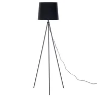 Lampy stojące - Beliani Lampa stojąca czarna - podłogowa dekoracyjna oświetlenie SAMBRA - miniaturka - grafika 1